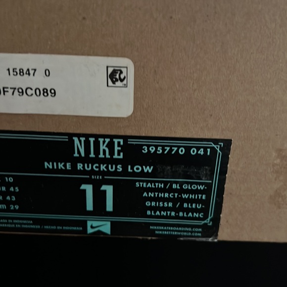 NIKE RUCKUS 11 SIZE GRAY AND BLUE COLOR - Picture 6 of 7
